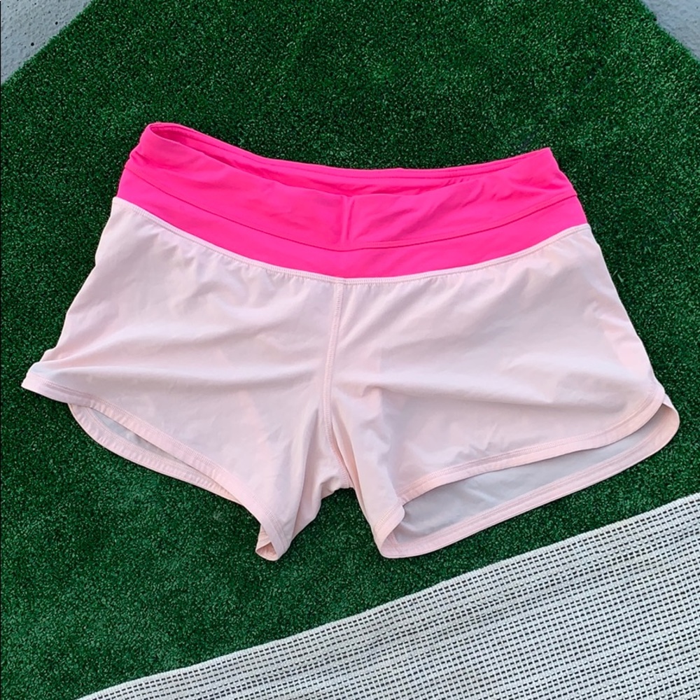 Lululemon Athletics Pink Workout Shorts - Size 8